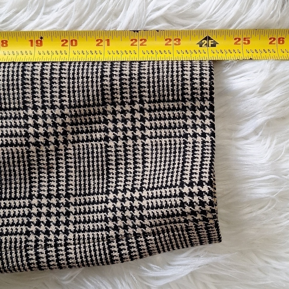Vintage Harve Benard Houndstooth Plaid Wool Double Breasted Peacoat Size - 14 - Picture 16 of 16